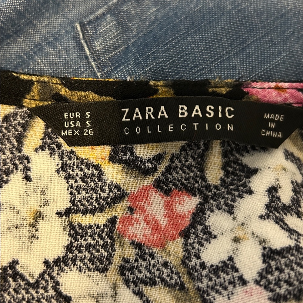 Zara Basic Floral Patterned Dress - image 6